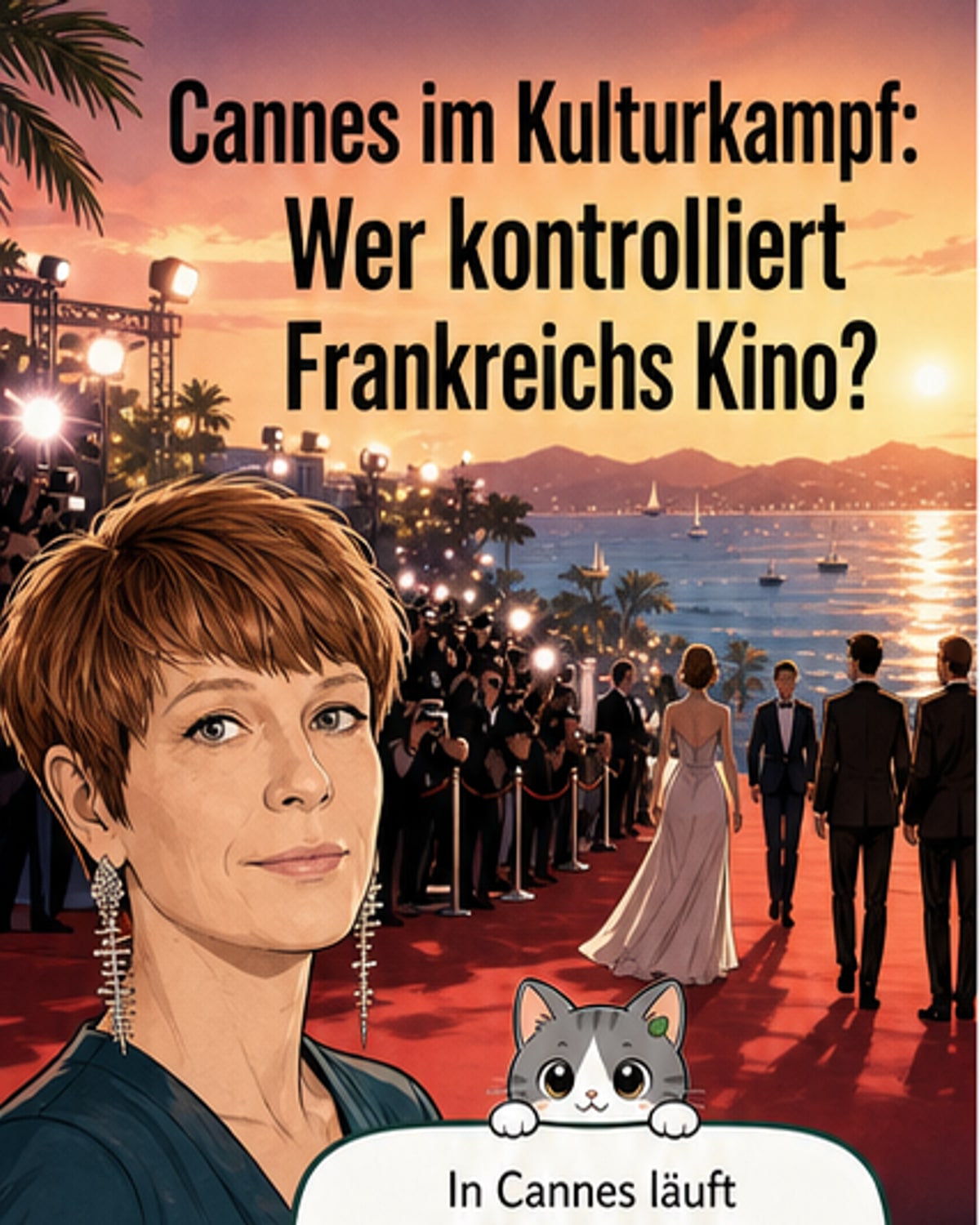 Protest in Cannes: Machtkonzentration im Blick