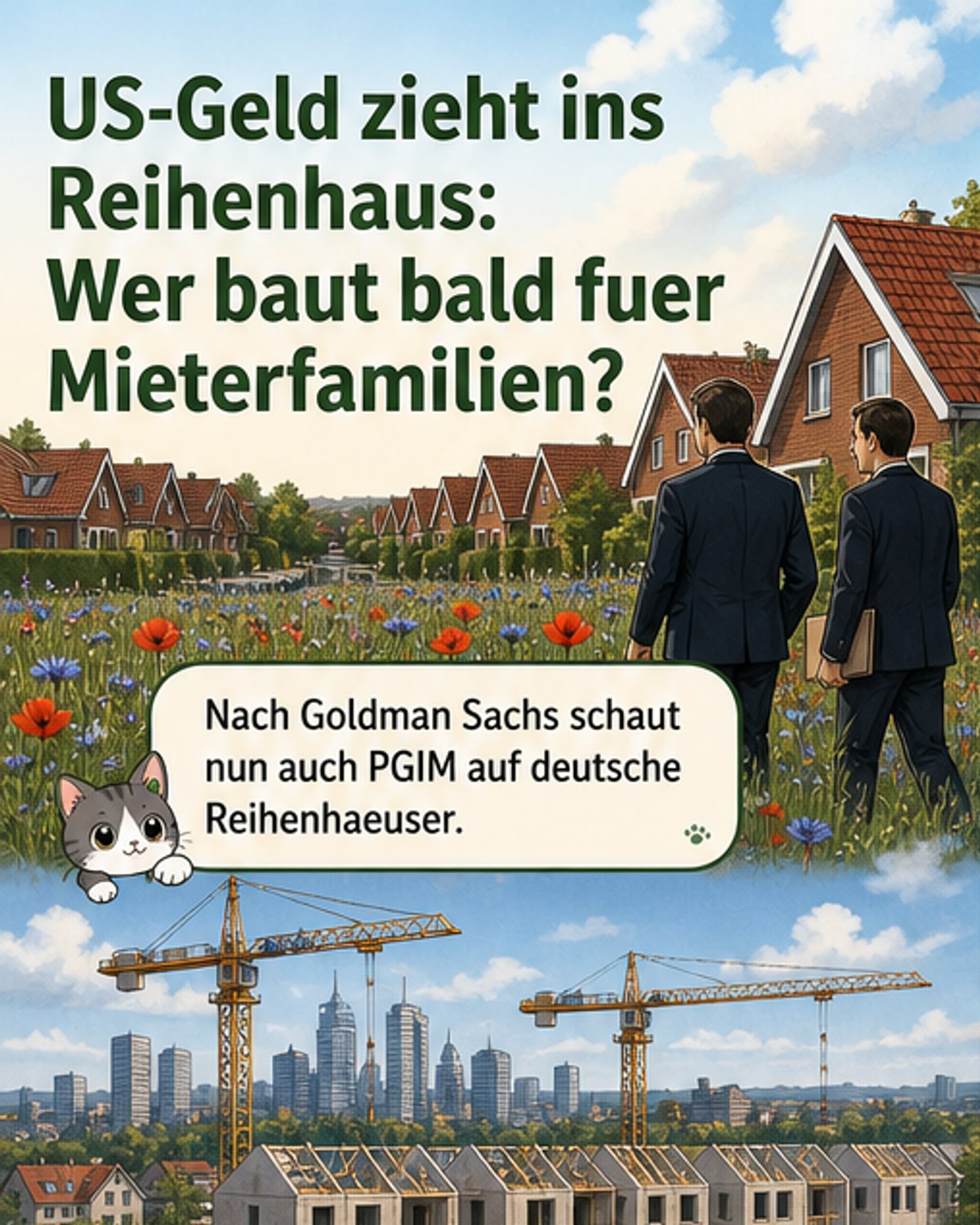 US-Investoren drängen in deutsche Reihenhäuser
