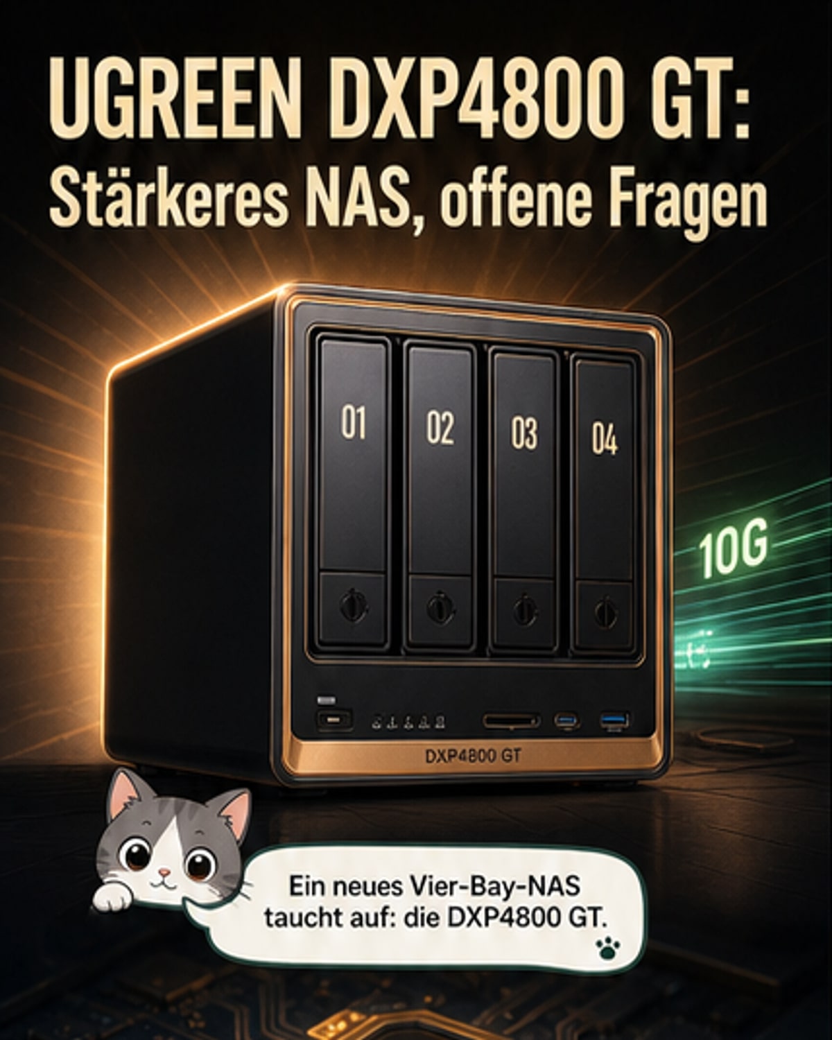 UGREEN bringt leistungsstärkeres NAS mit AMD-CPU