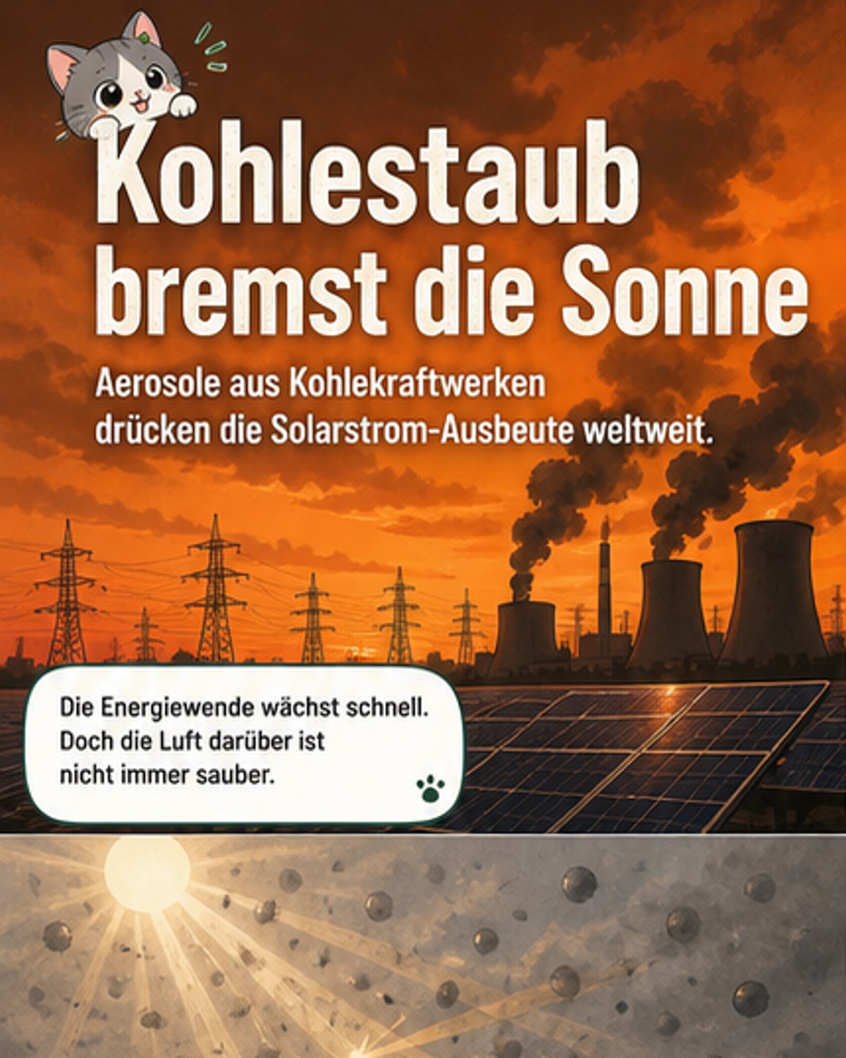 Kohlekraft dämpft Solarstrom weltweit