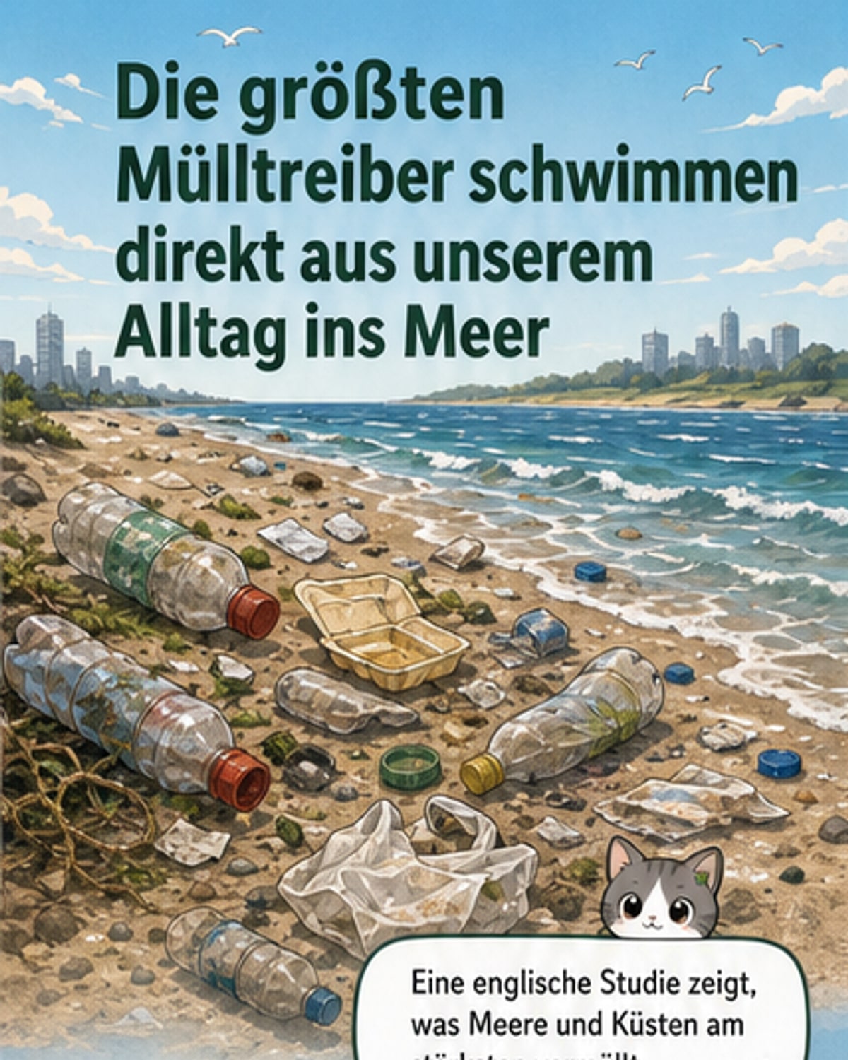 Einwegverpackungen verschmutzen Meere am meisten