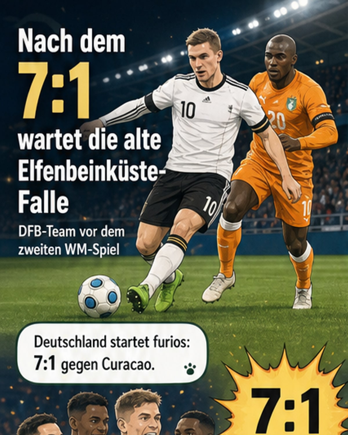 Deutschland gegen Elfenbeinküste