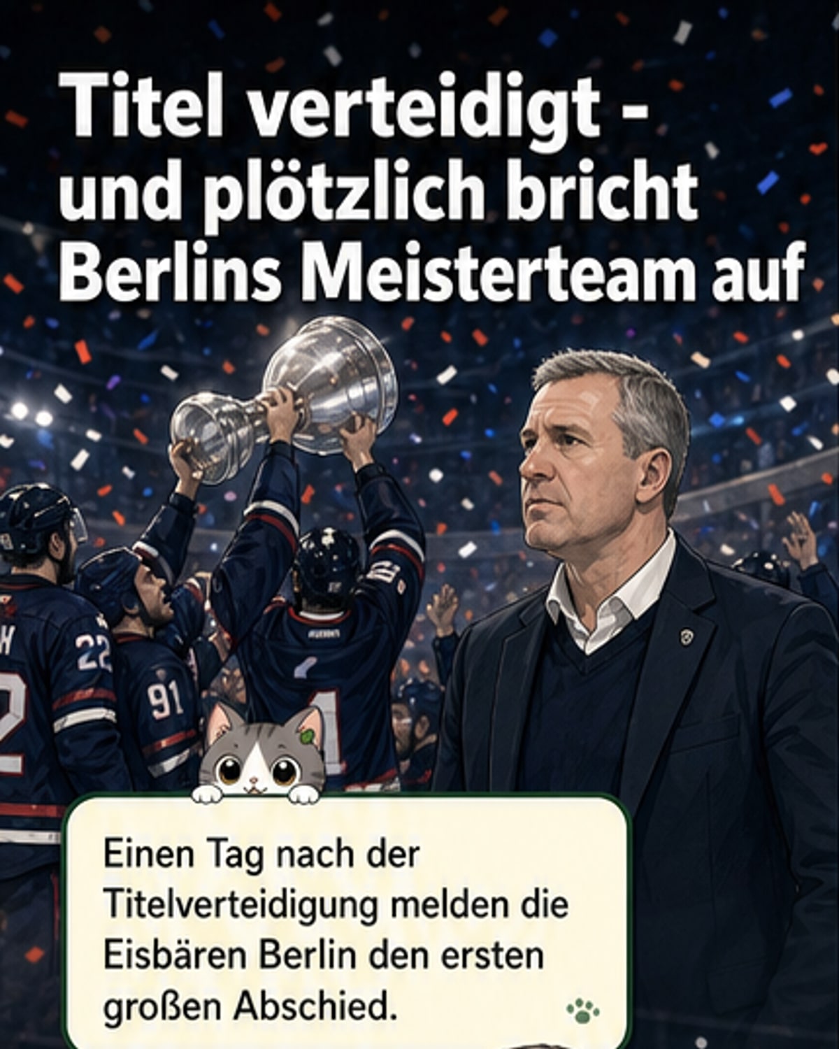Eisbären verlieren Meistertrainer und Star