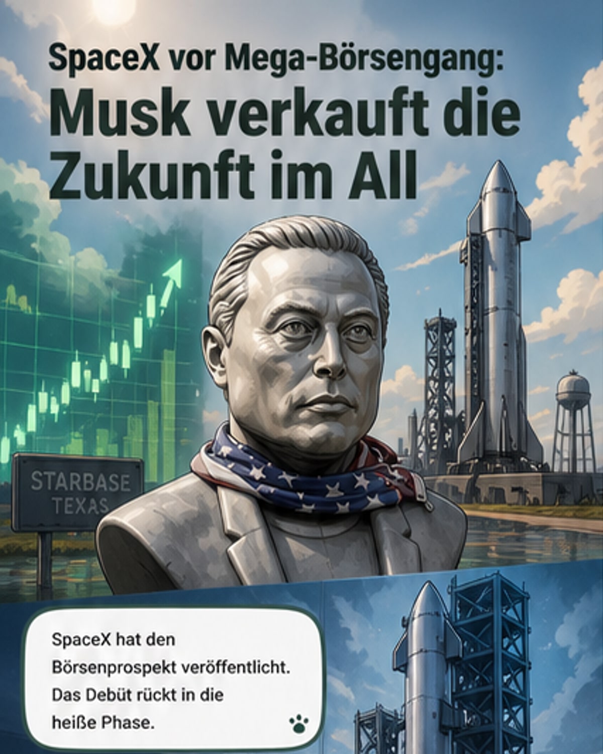SpaceX startklar für Börsengang