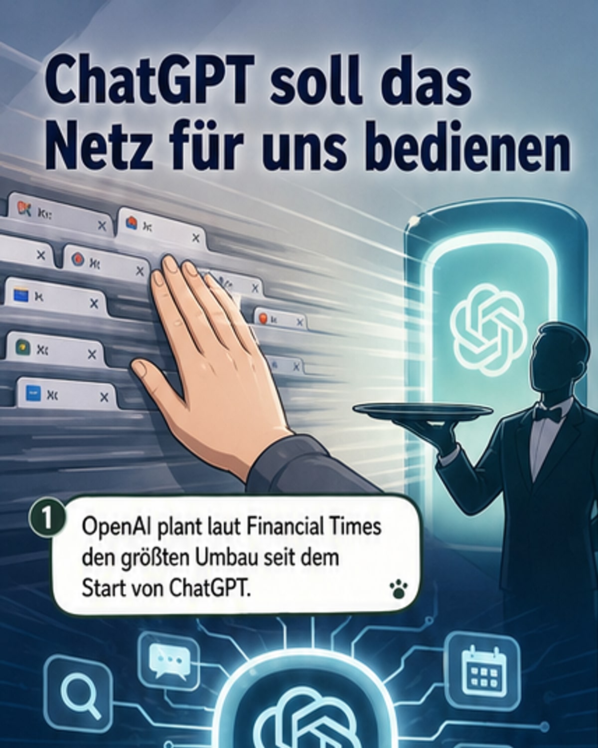 KI übernimmt das Surfen