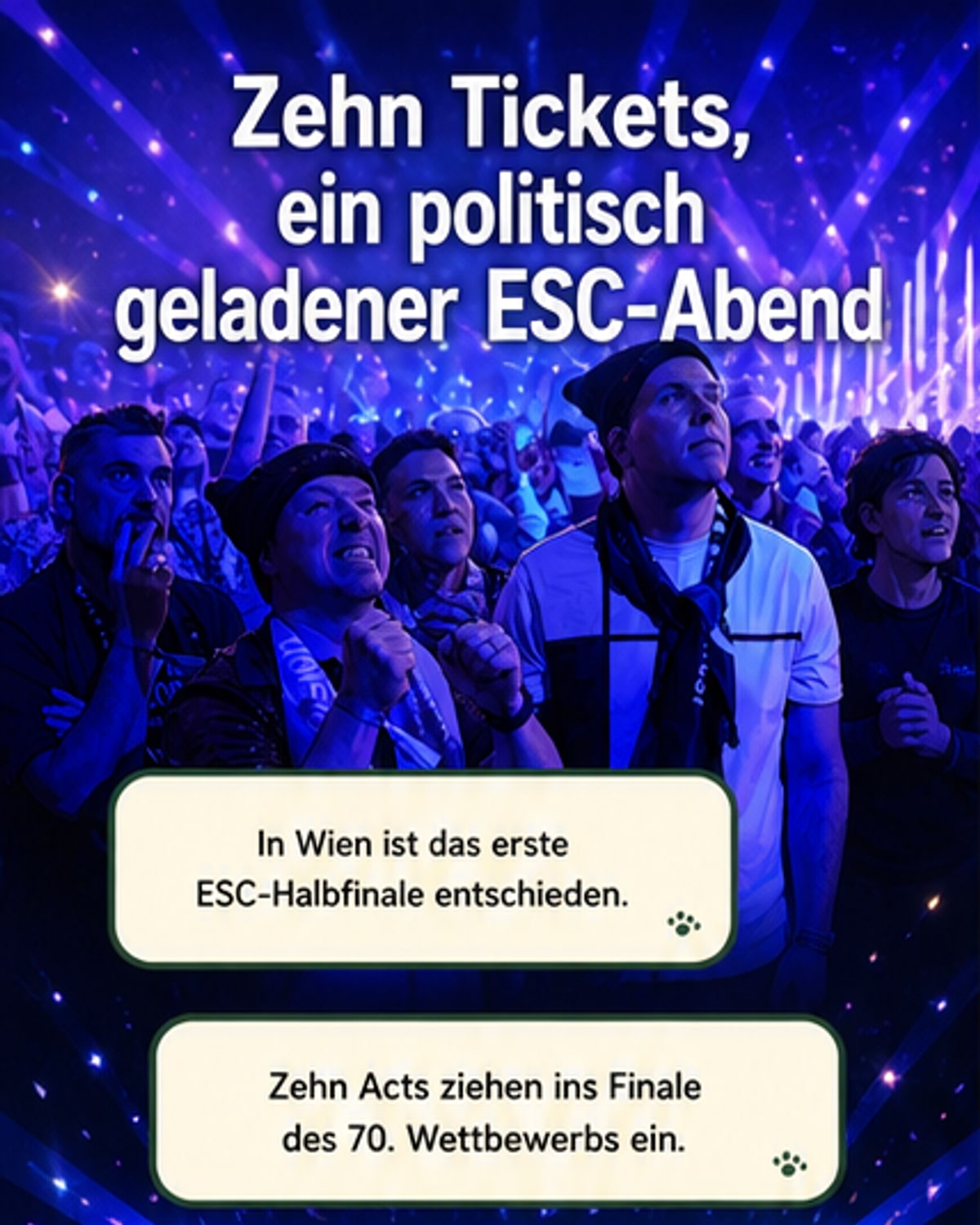 ESC: Zehn Länder im Finale