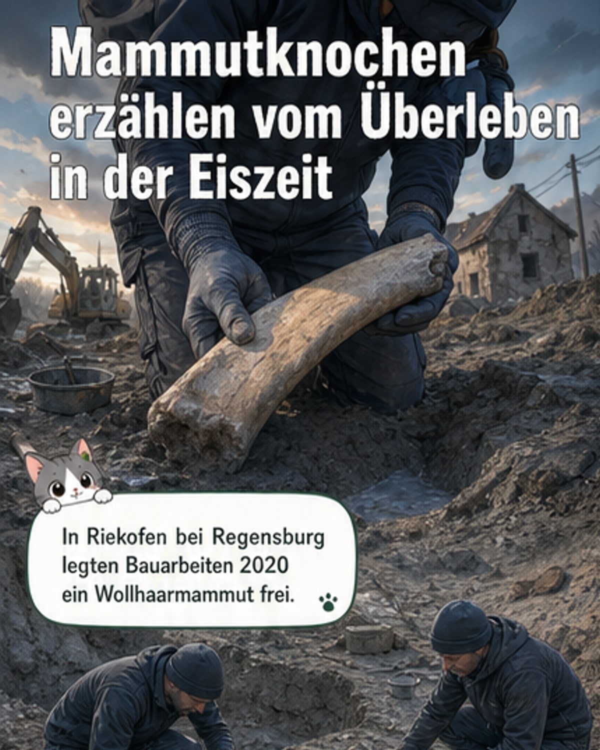 Mammut-Knochen enthüllen Jagd der Eiszeitmenschen