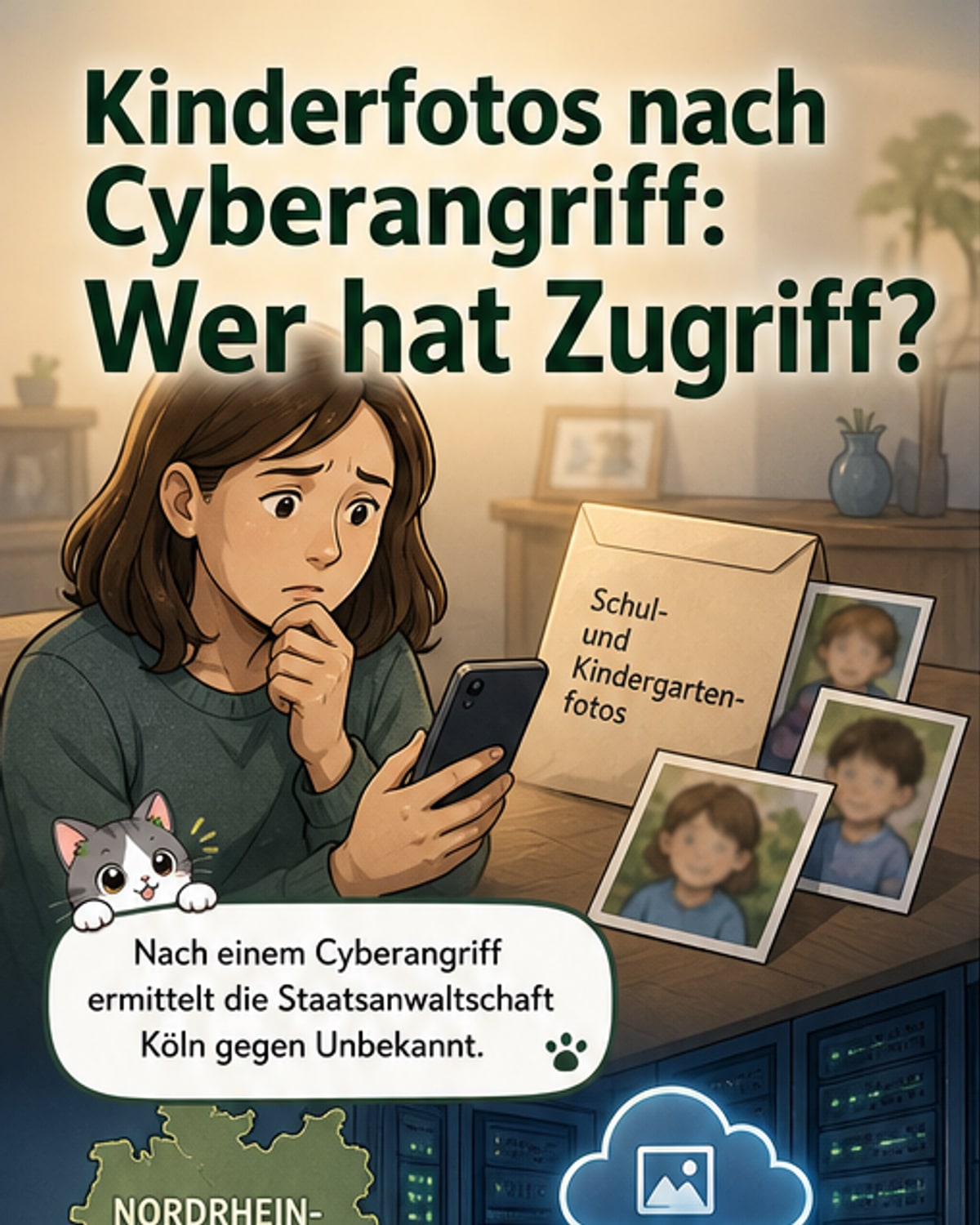 Fotos von Kindern nach Hackerangriff gefährdet