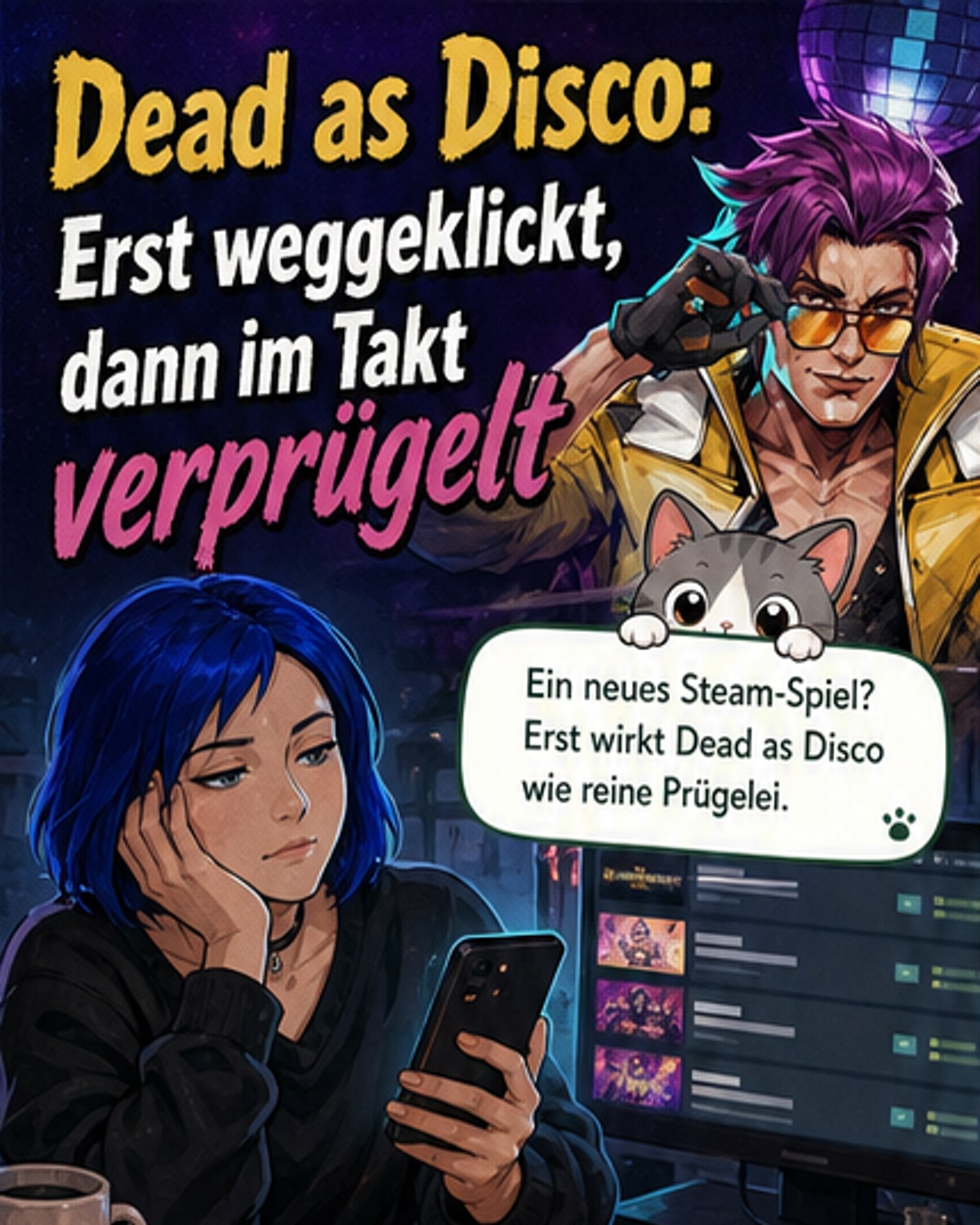 Ein Beat'em-up, das wie ein Discohit fühlt