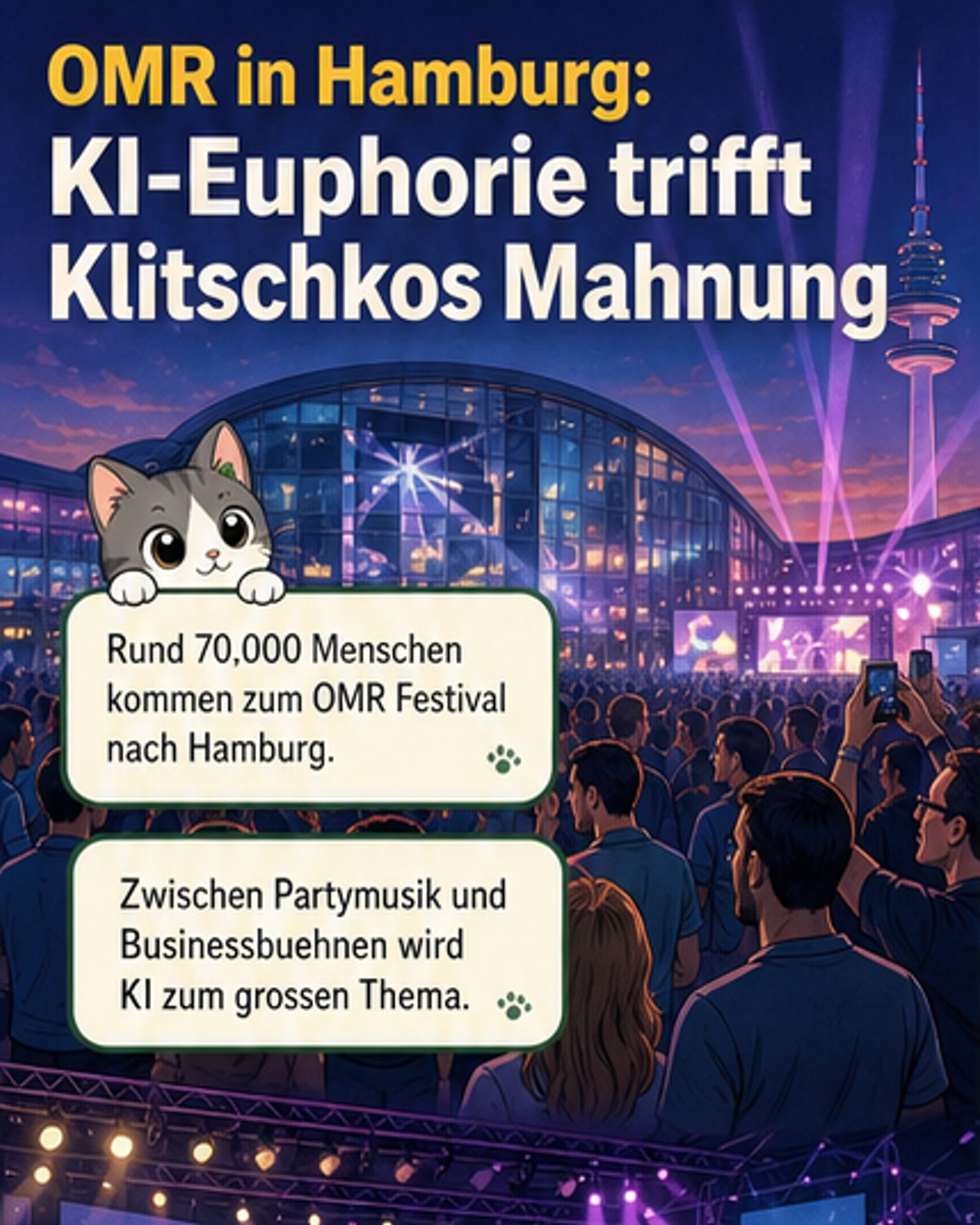 KI im Rampenlicht beim OMR-Festival