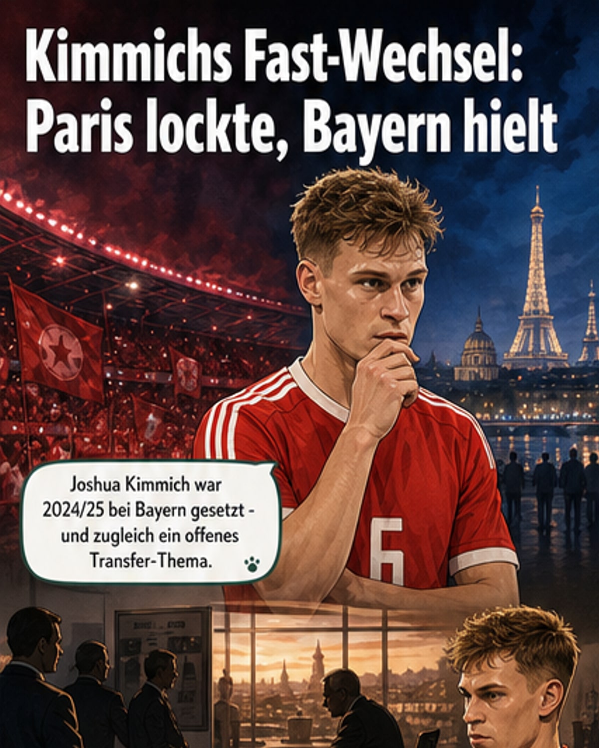 Kimmich über PSG-Angebot: „Das Finanzielle war sehr, sehr krass“