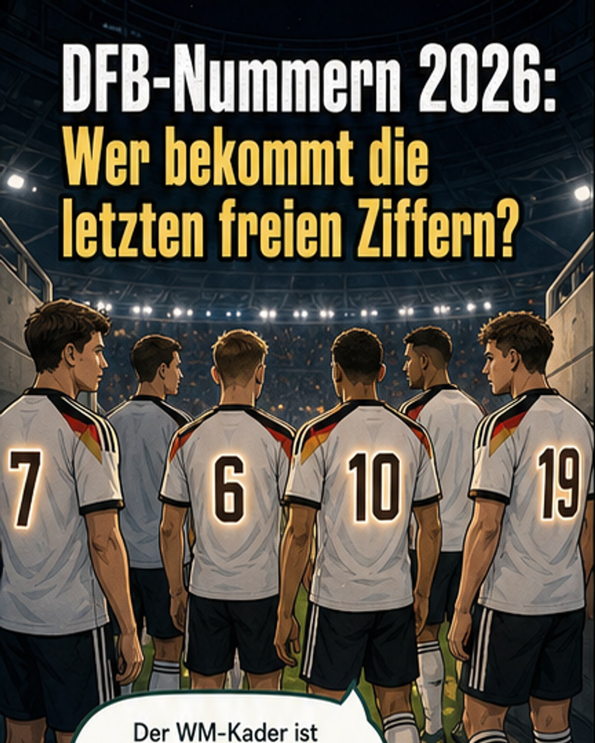 Deutschlands WM-Trikos: So sehen die Rückennummern aus