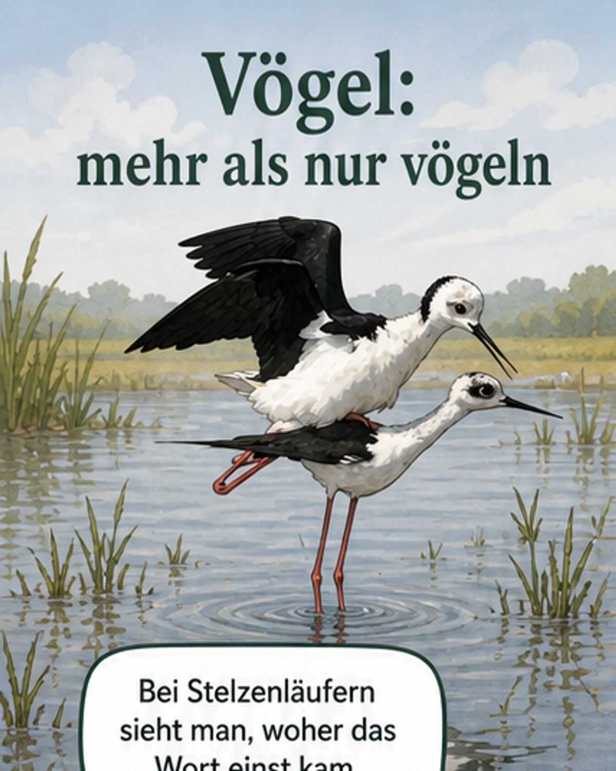 Vögel masturbieren – häufiger als gedacht