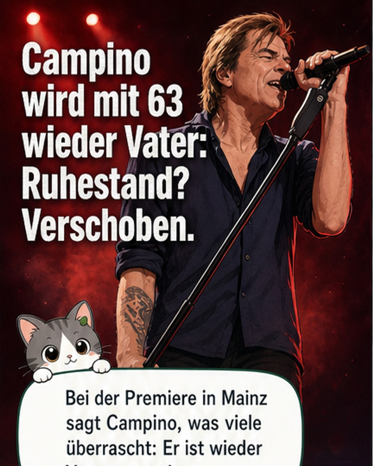 Campino wird mit 63 wieder Vater