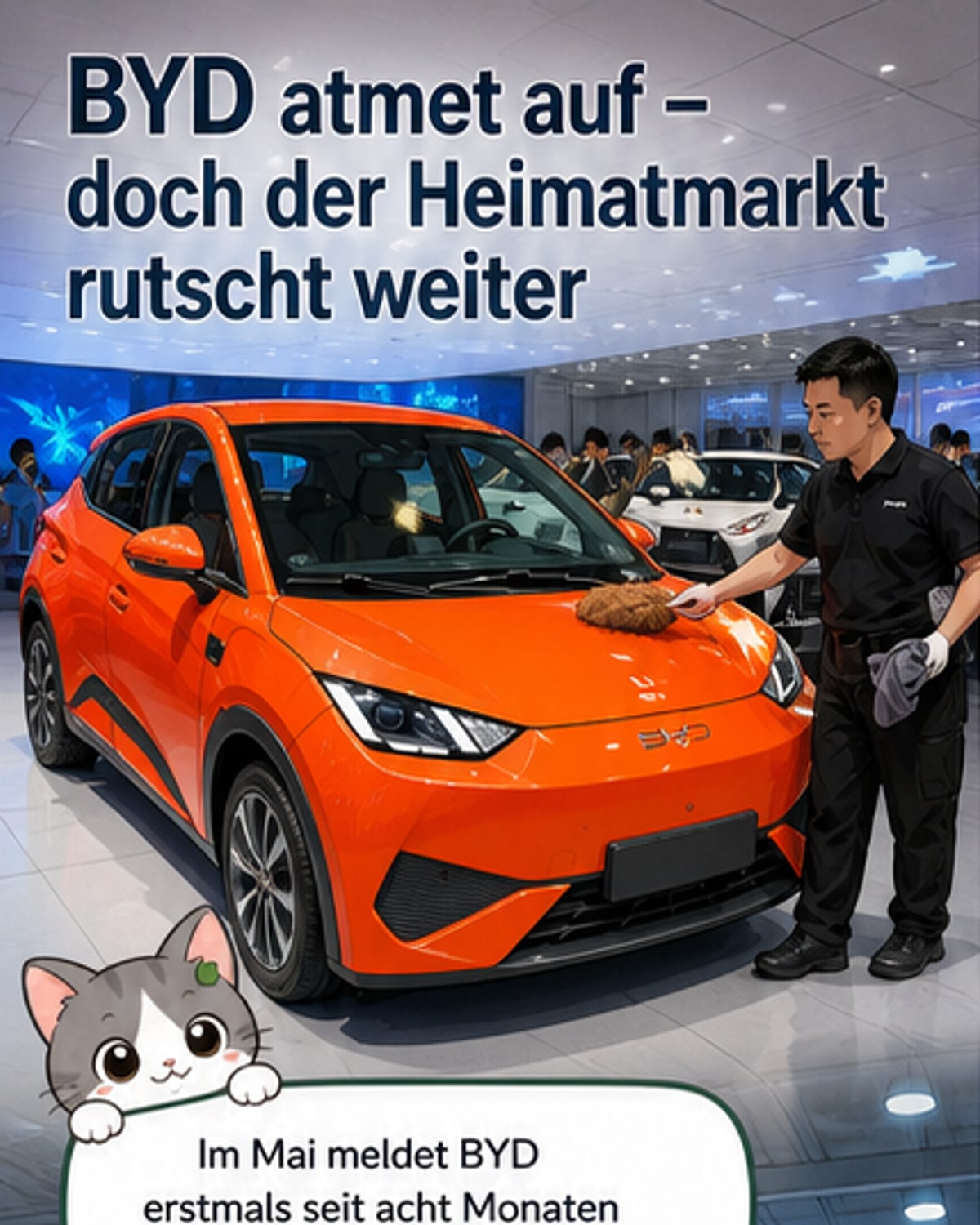 BYD kehrt mit Absatzplus zurück