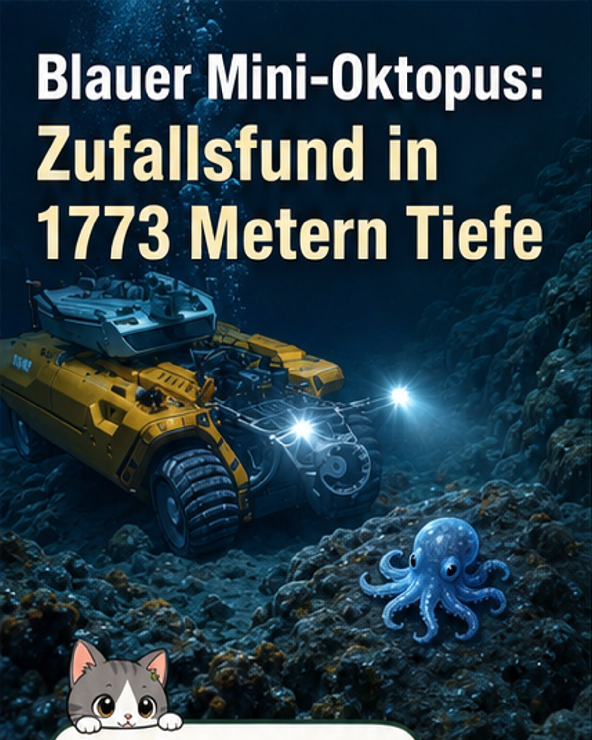 Neuer Mini-Oktopus in Tiefsee entdeckt