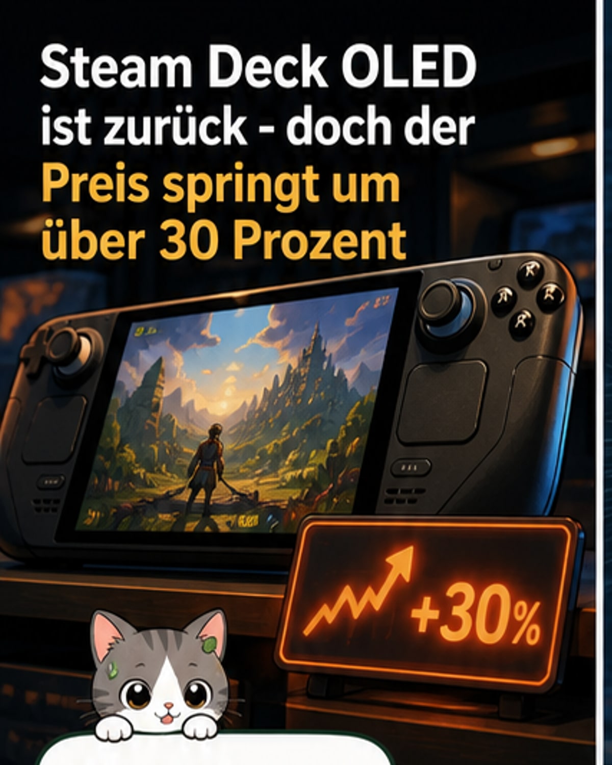 Steam Deck OLED kehrt teurer zurück