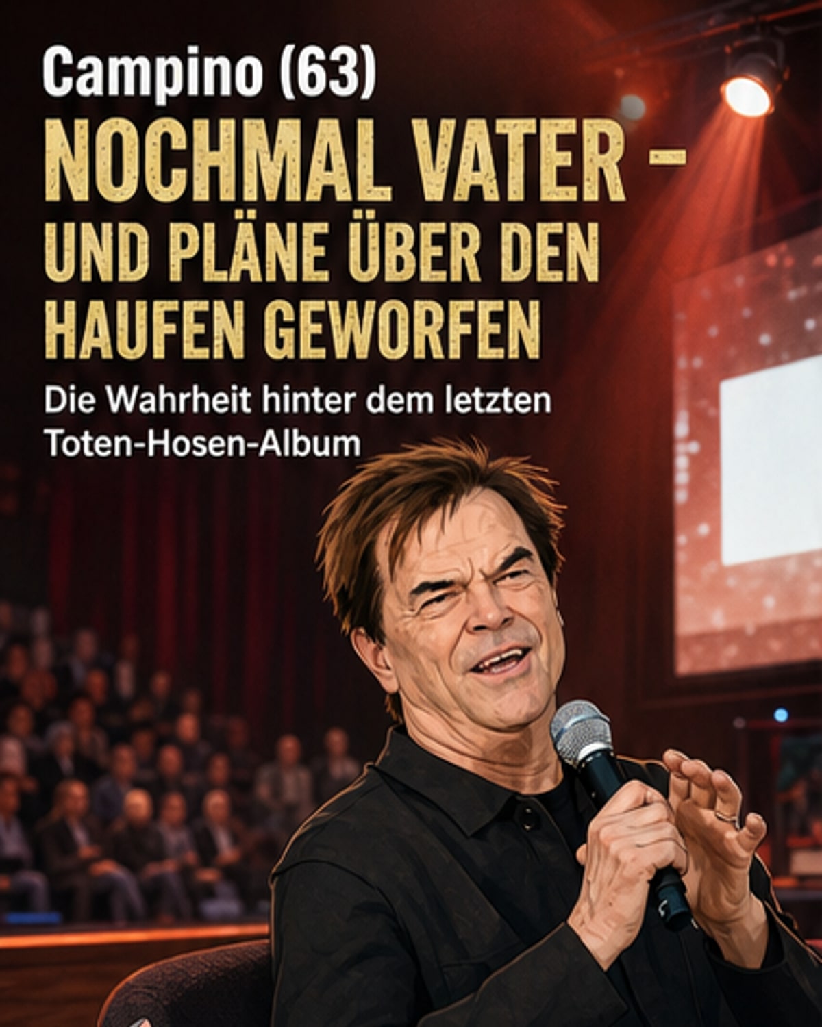 Campino wird mit 63 nochmal Vater