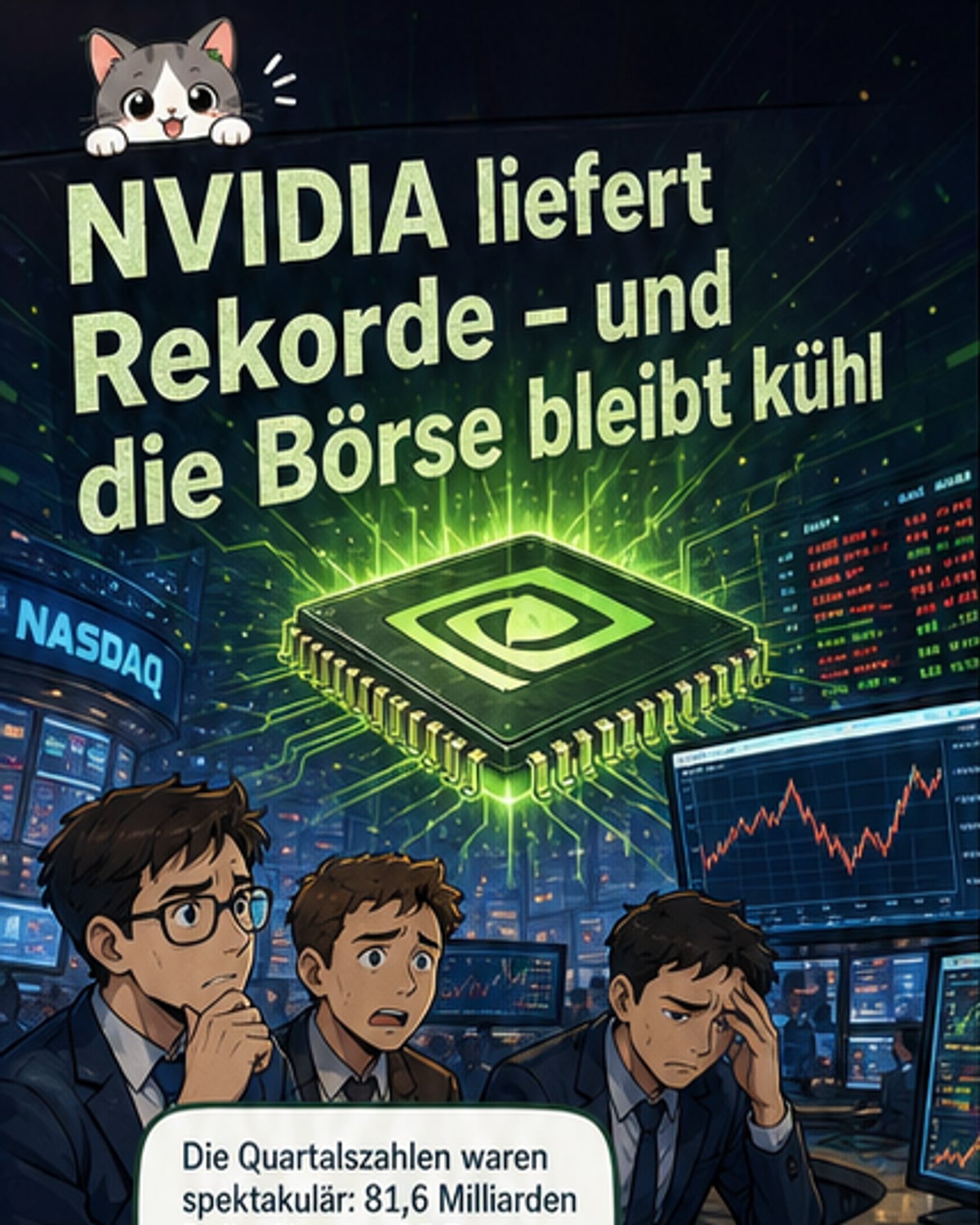 NVIDIAs Zahlen begeistern – doch die Euphorie bleibt aus