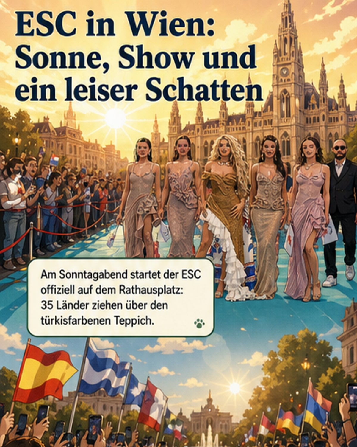 ESC 2026: Glitzer, Gladiatoren und Glühwein