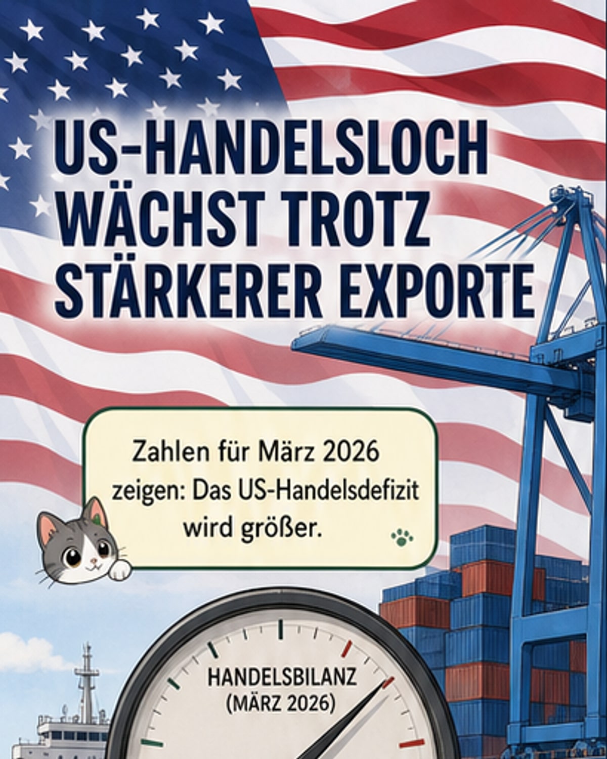 USA verbuchen höheres Handelsdefizit