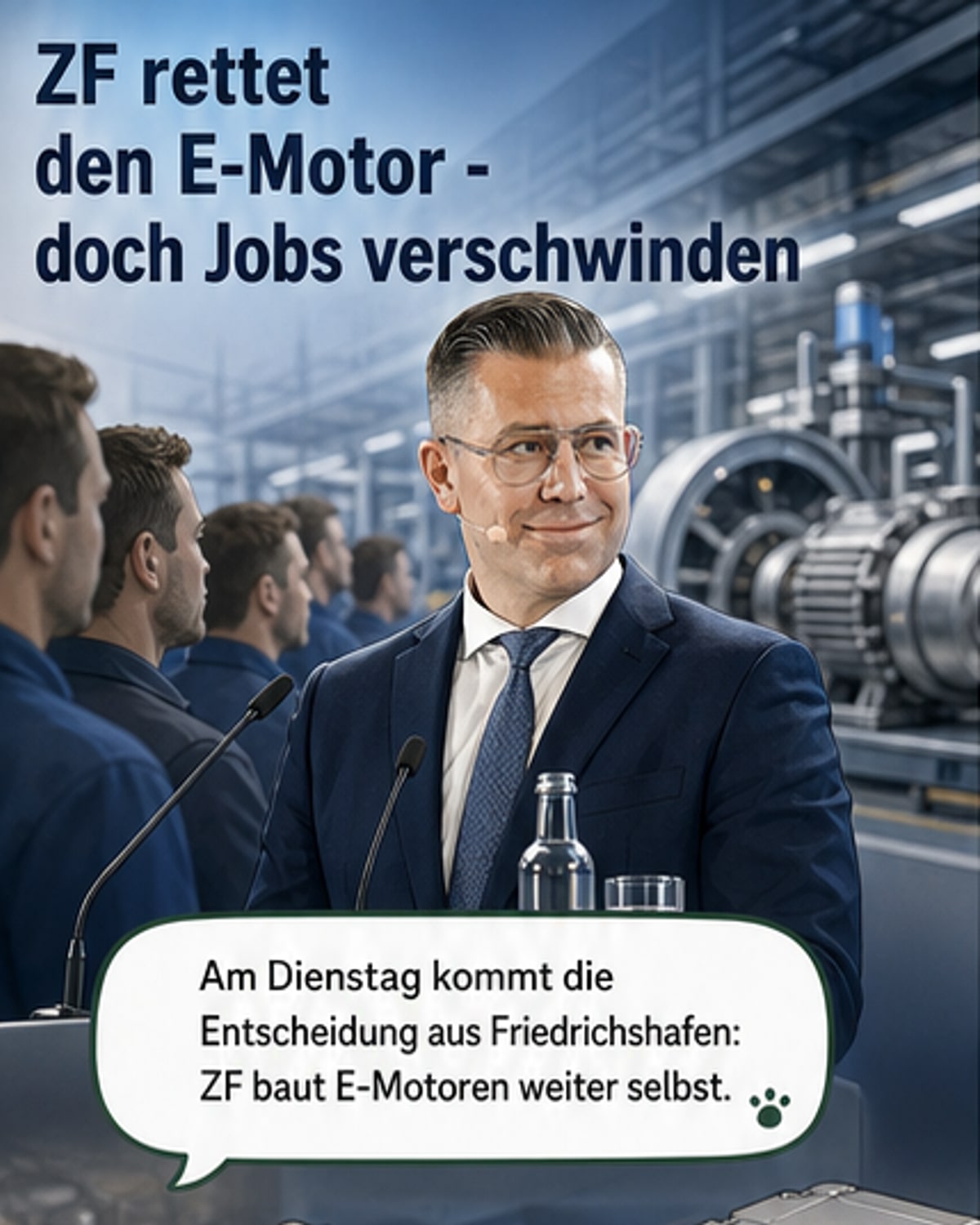 ZF behält E-Motor-Produktion – trotz Verlusten