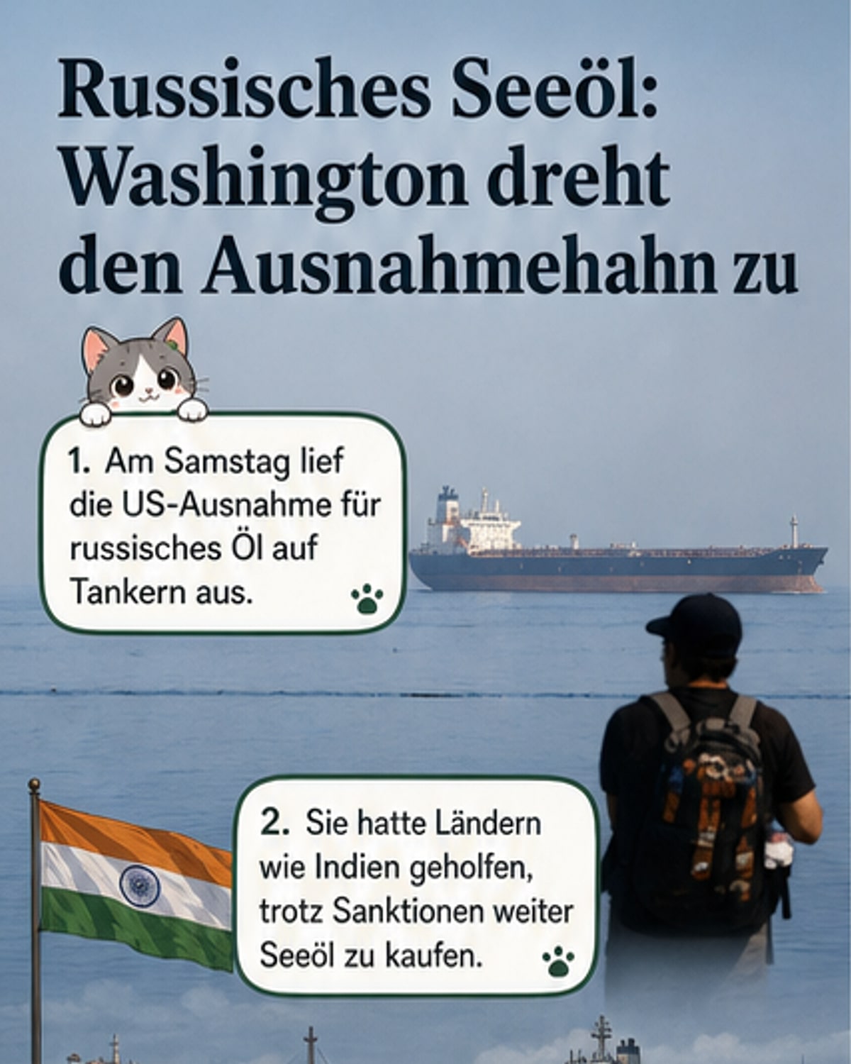 USA stoppen Ausnahme für russisches Öl