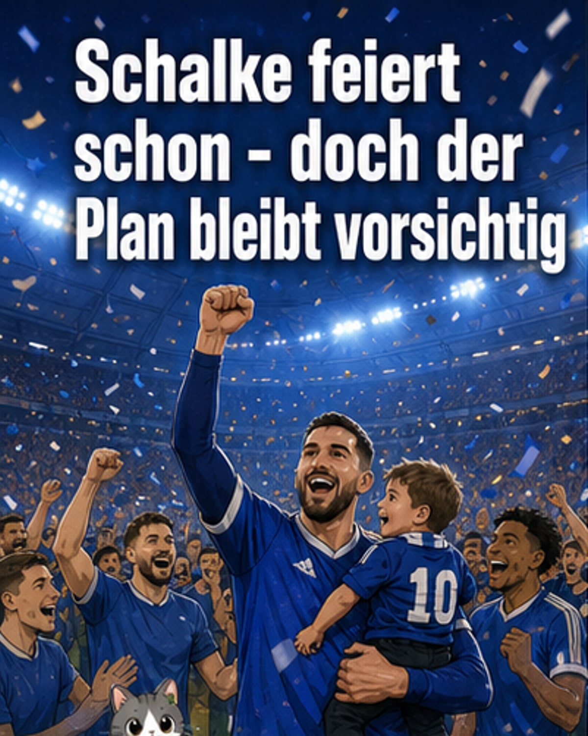 Schalke feiert Aufstieg live nach dem Spiel