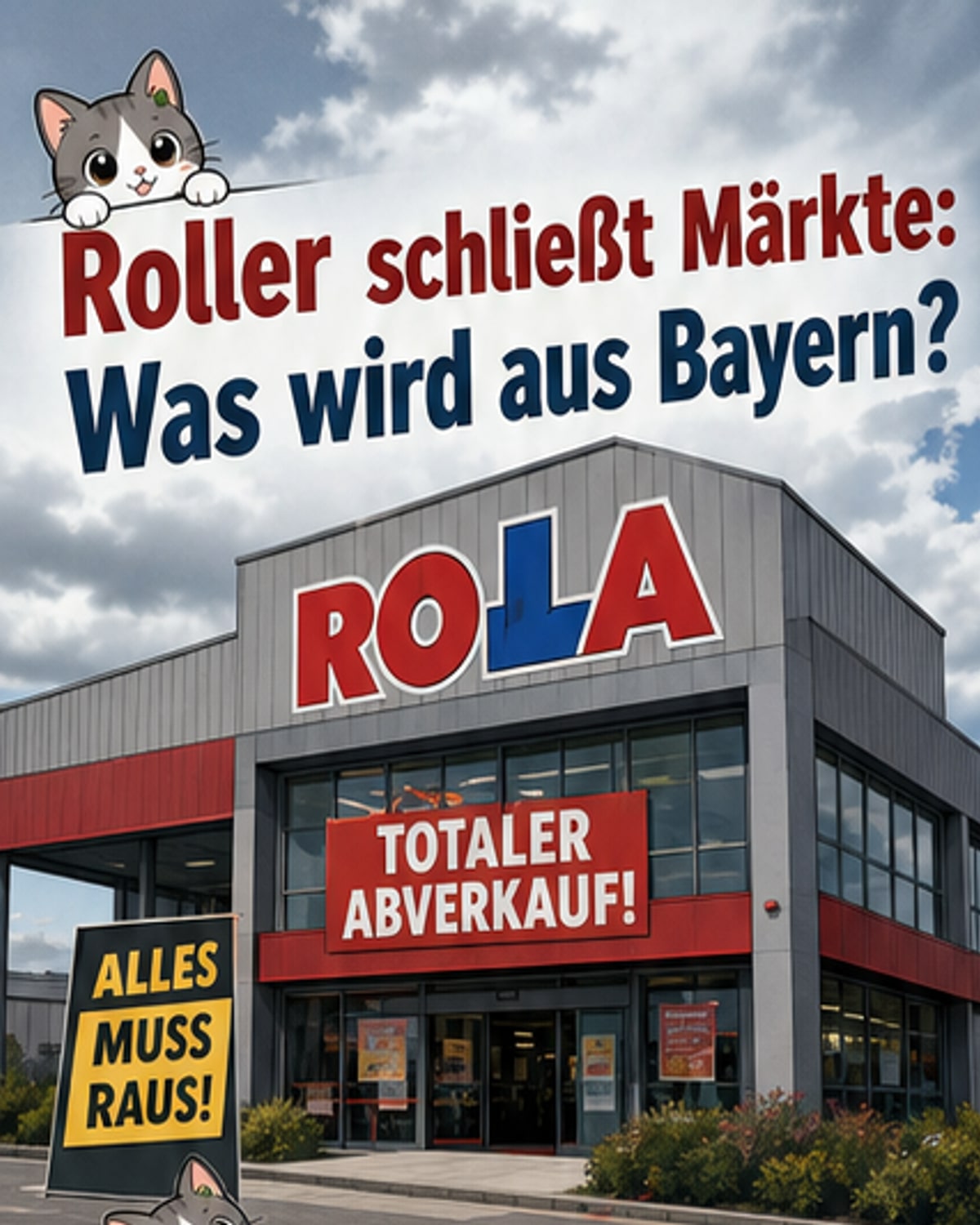 Roller schließt Filialen – Bayern vorerst sicher