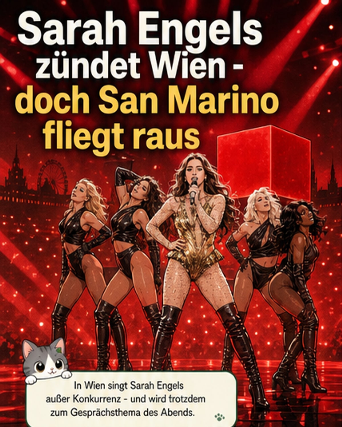 Sarah Engels begeistert im ESC-Halbfinale