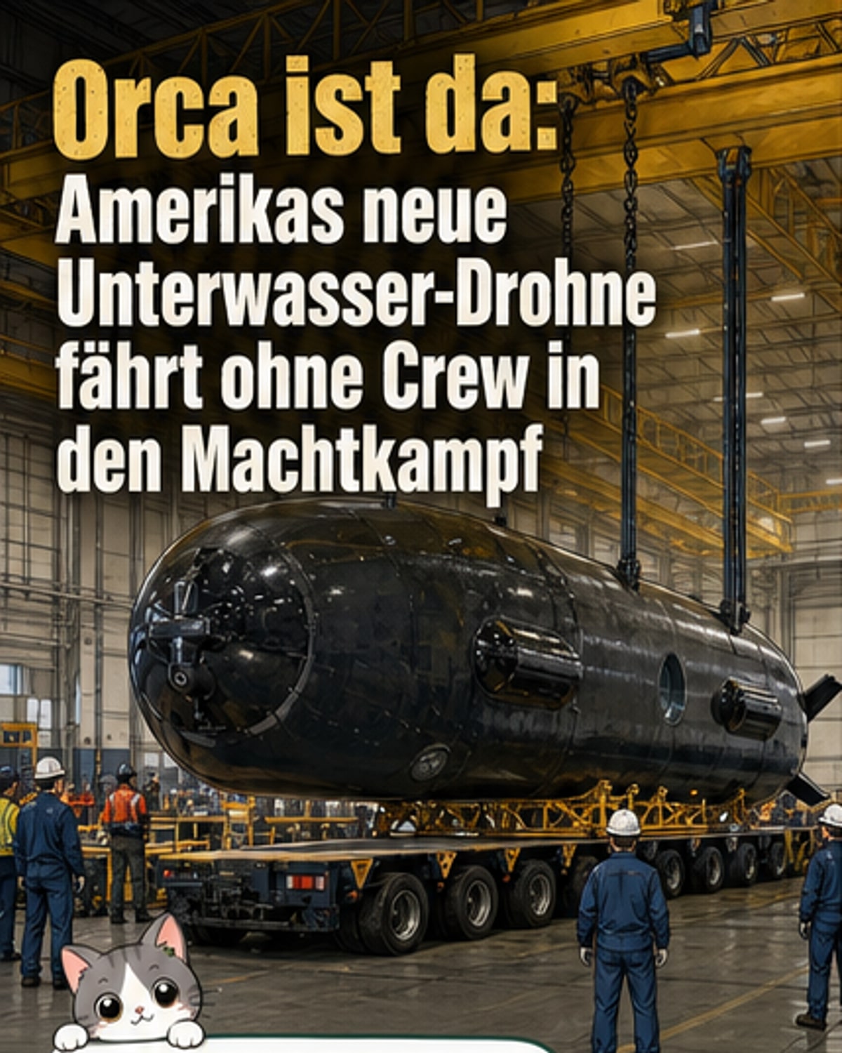 Boeing liefert erste Orca-Drohne an US-Navy