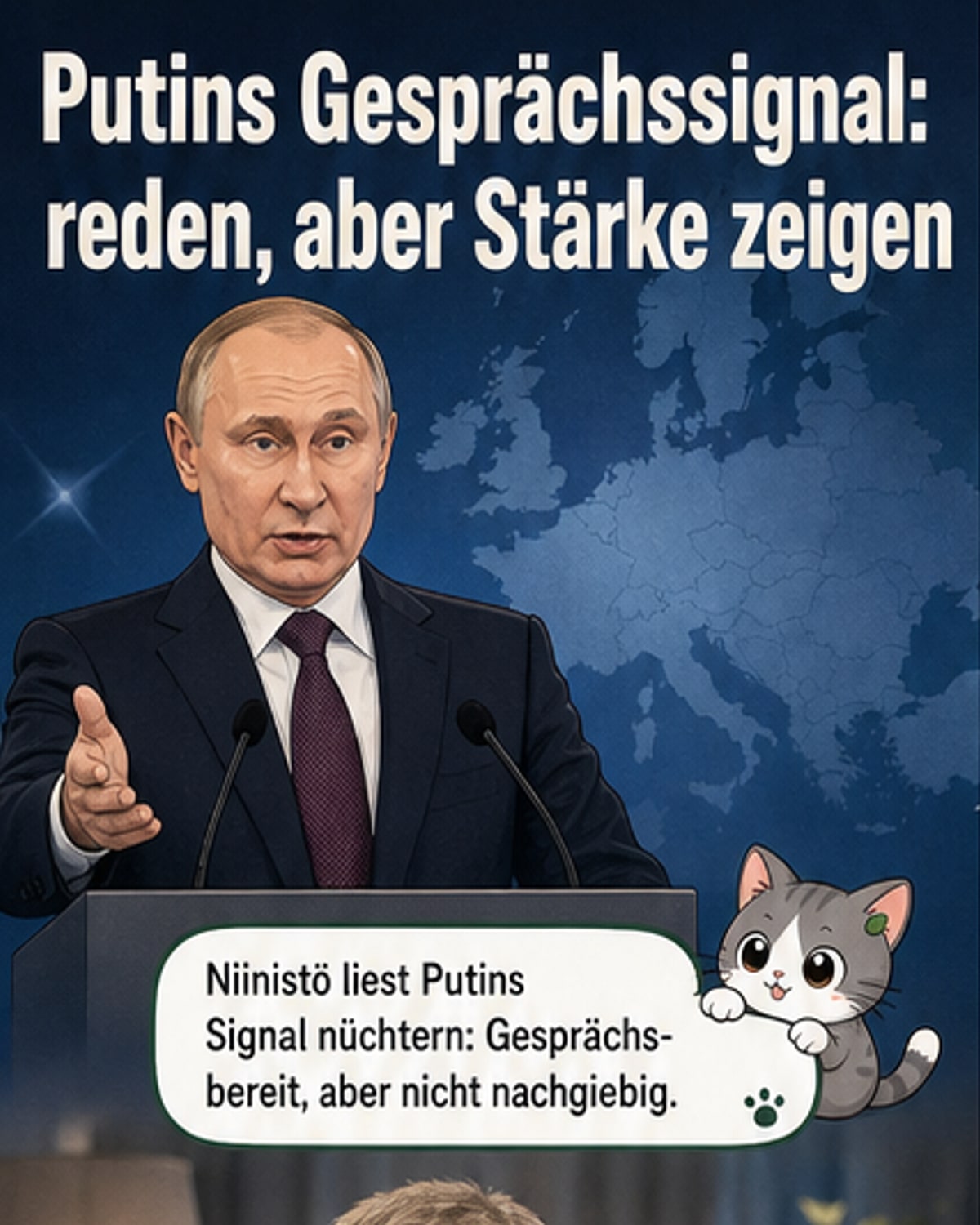 Putin signalisiert Gesprächsbereitschaft – mit harten Kanten