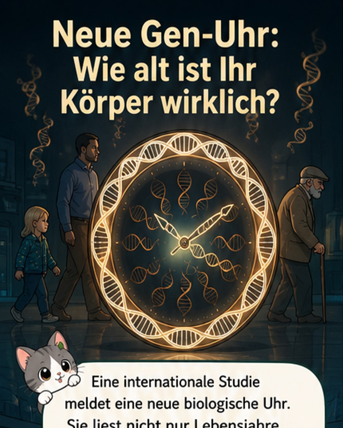 Neue Gen-Uhr misst biologisches Alter