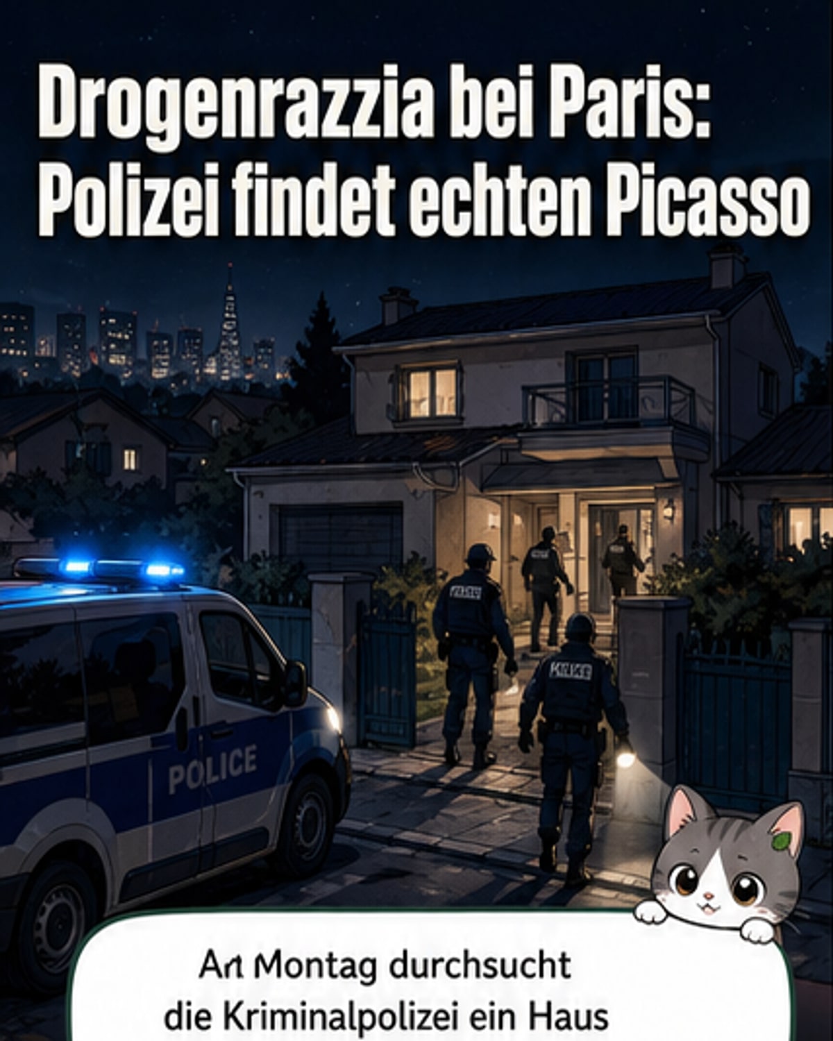 Picasso-Bild bei Drogenrazzia entdeckt