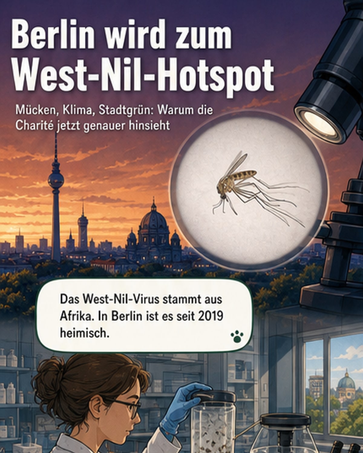 West-Nil-Virus: Berlin als Hotspot