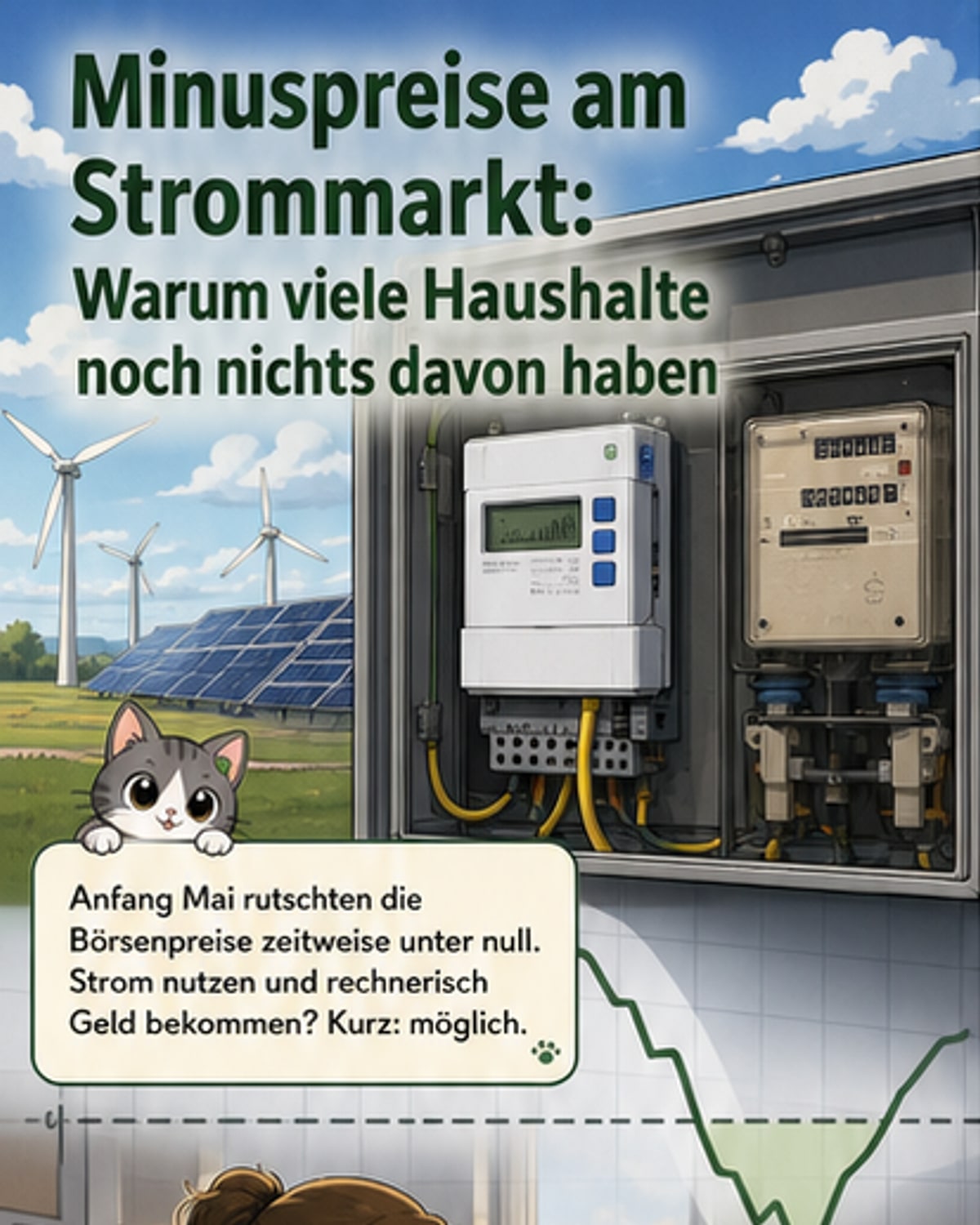 Wenn Strom Geld bringt: Negative Preise