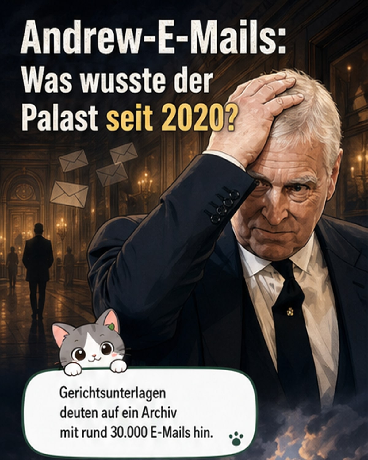 Palast wusste früh von Andrew-E-Mails