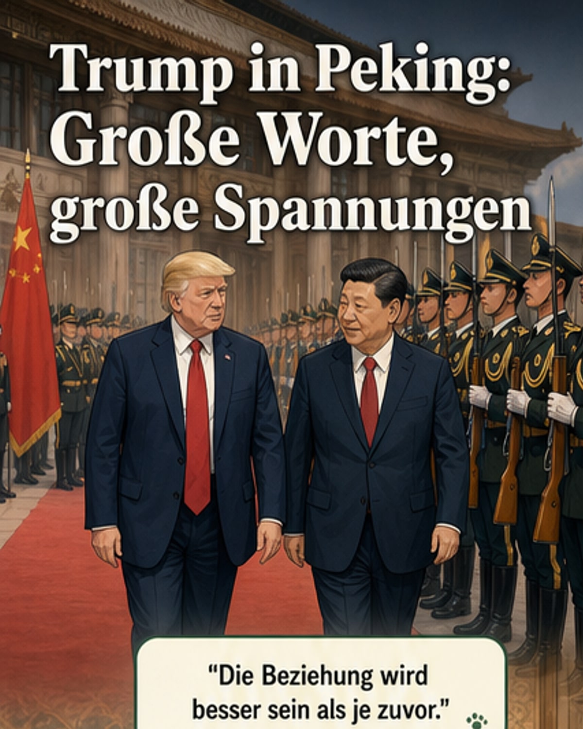 Trump sagt China „fantastische Zukunft“ mit den USA voraus