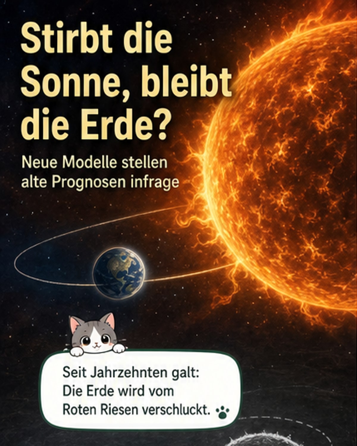 Erde überlebt Sonnenende?