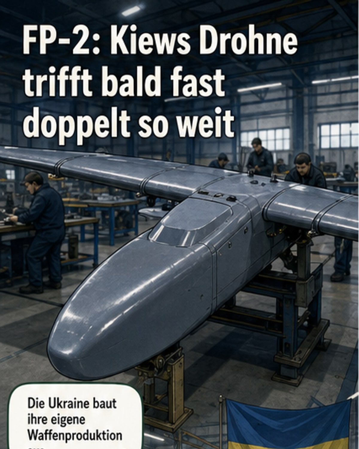 Ukraine baut tödliche Drohne massiv auf