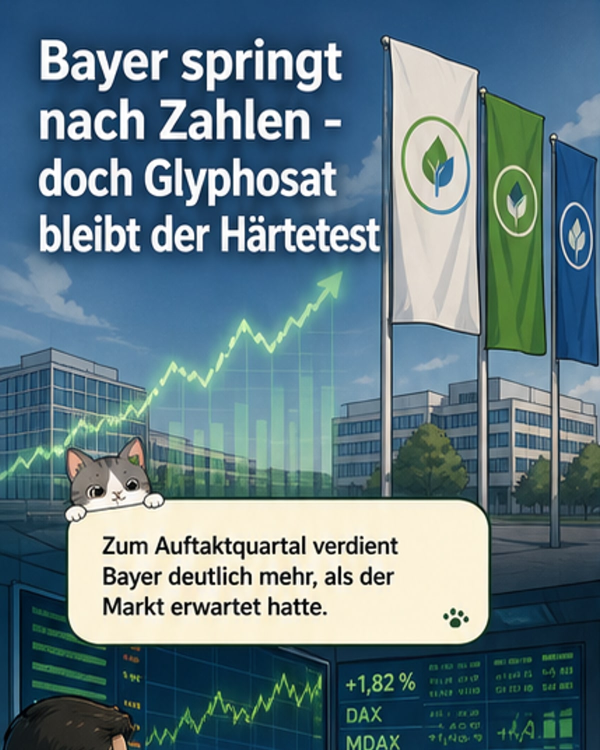 Bayer verdoppelt Gewinn – überraschend stark