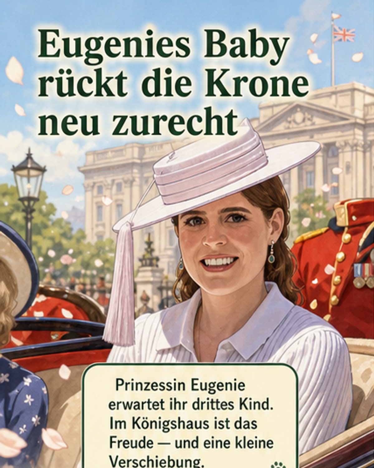 Eugenies Baby verändert die Thronfolge
