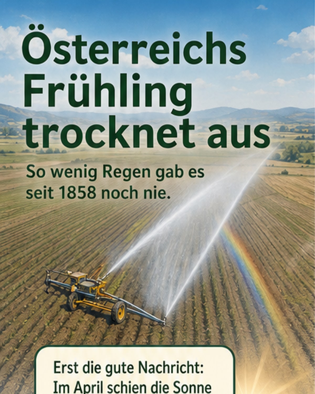 Rekorddürre im Frühling