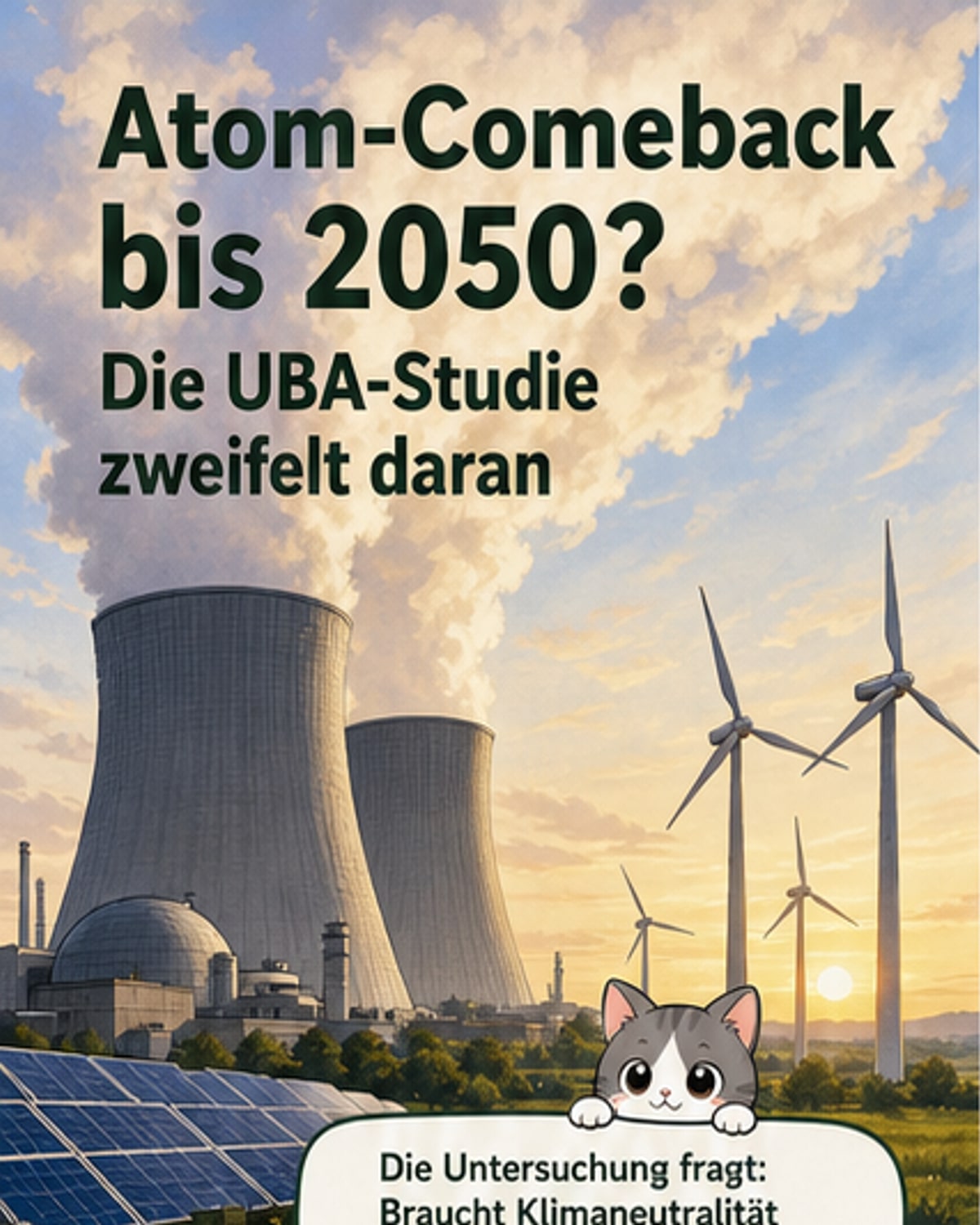 Kernkraft kein Klimaretter bis 2050