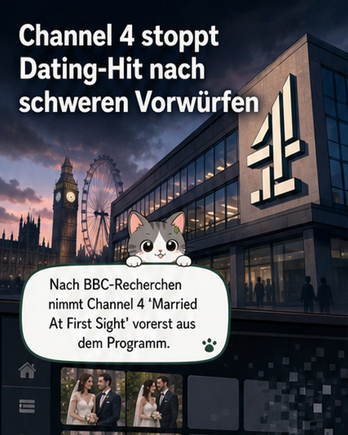 Dating-Show nach Missbrauchsvorwürfen gestoppt