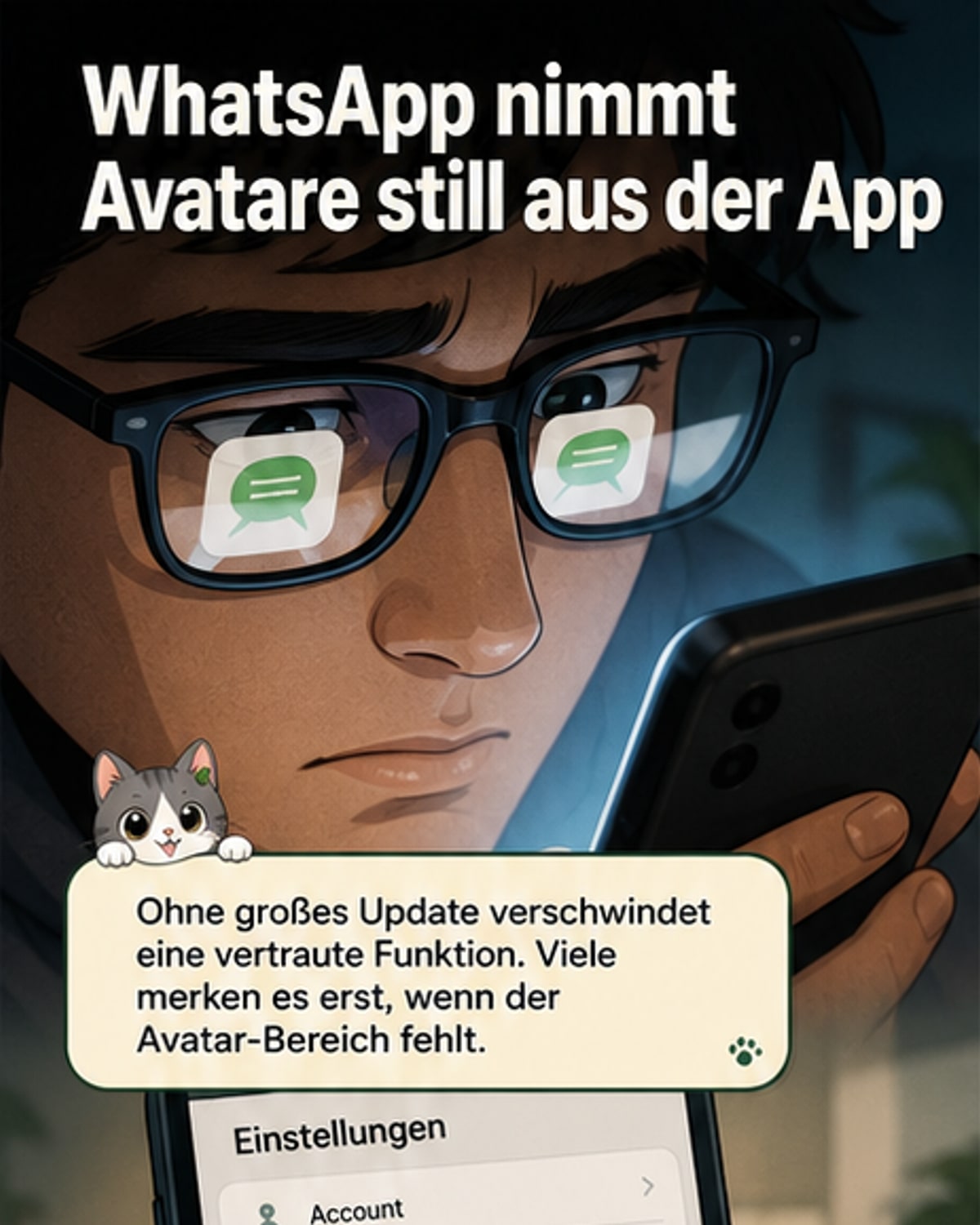 WhatsApp kippt Avatare – ohne Vorankündigung