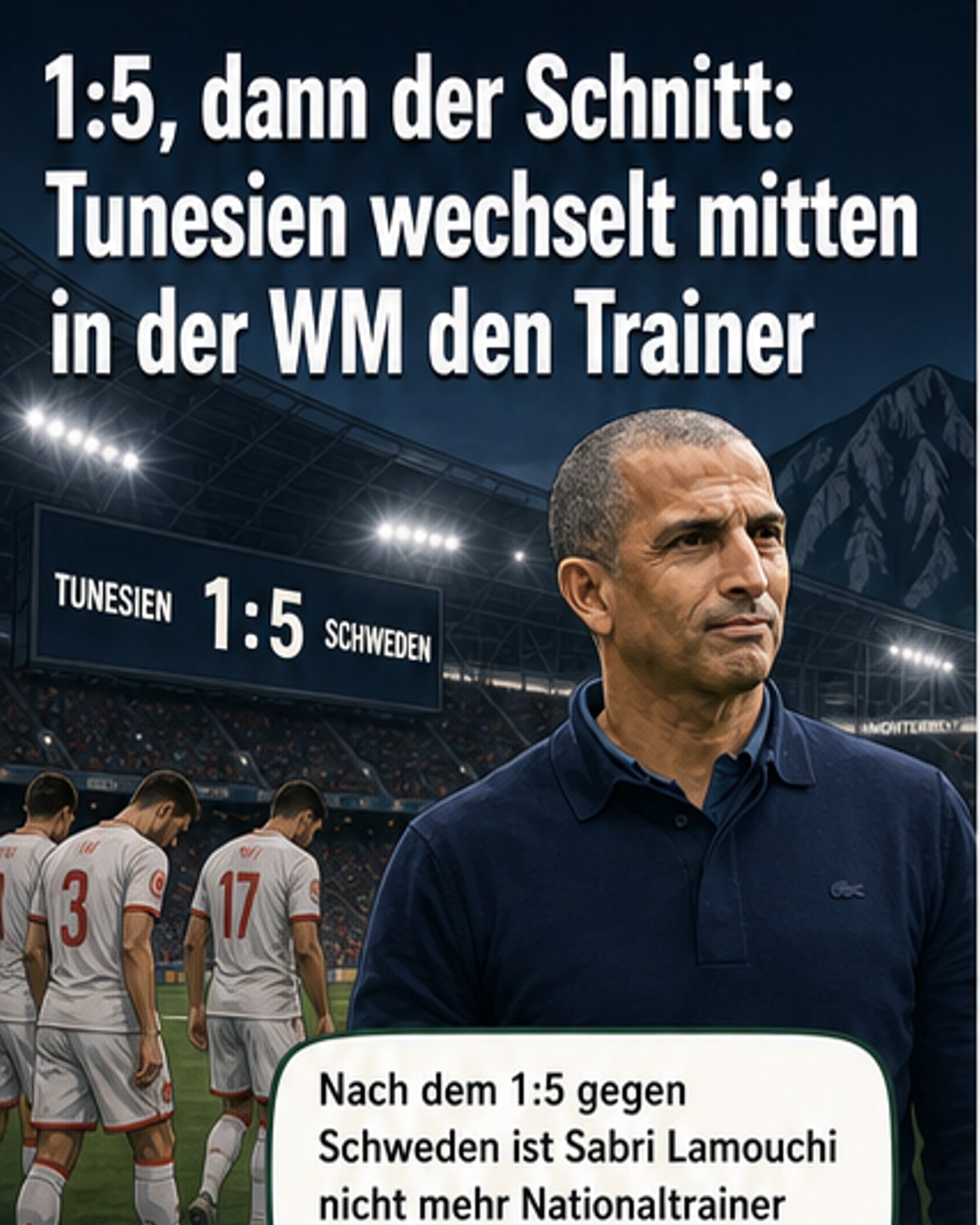 Debakel zum WM-Auftakt: Tunesien feuert Trainer