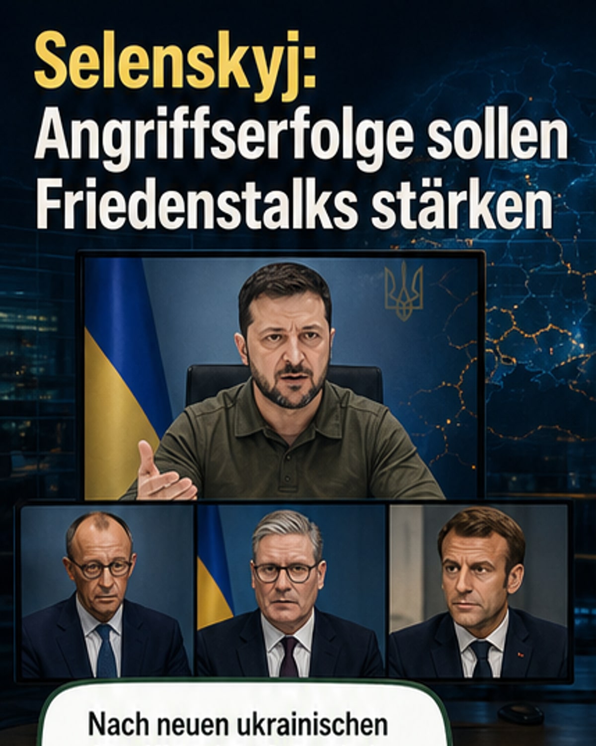 Ukraine in stärkerer Position nach Drohnenangriffen