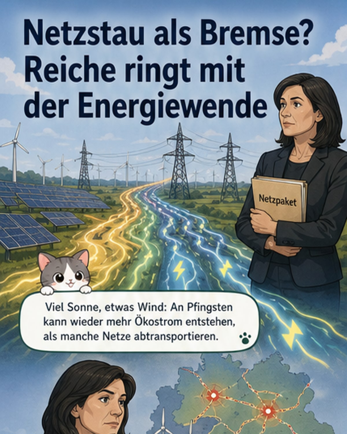 Stromstau in Deutschland: Bremst die Politik die Energiewende?
