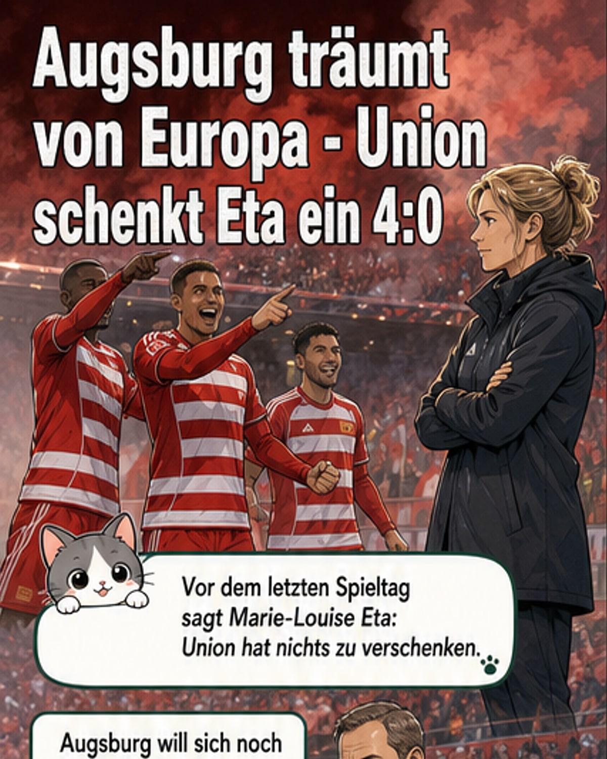 4:0-Sieg zum Abschied für Trainerin Eta